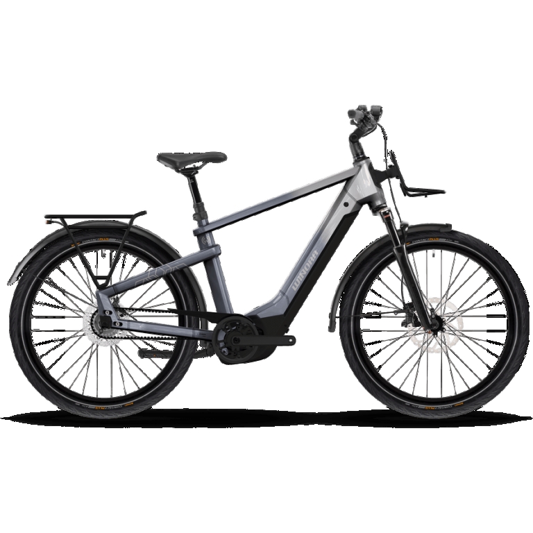 Winora "Yakun R5 Pro" High E-Bike 27,5 Zoll silver-black
