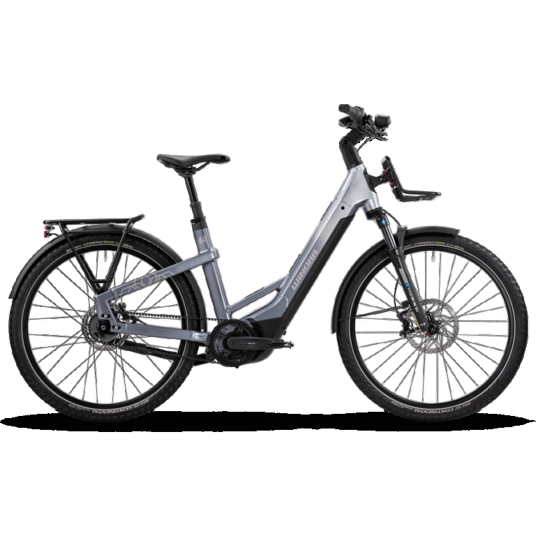 Winora "Yakun R5 Pro" Low E-Bike 27,5 Zoll silver-black