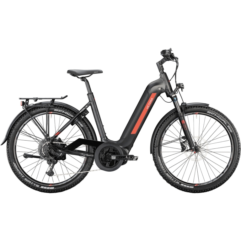 Victoria "Avyon 10" E-Bike 27,5 Zoll darkgrey-red