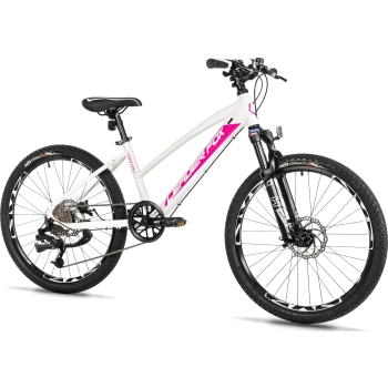 Leader Fox "Capitan Girl" Kinder-/Jugendfahrrad 24 Zoll white-pink