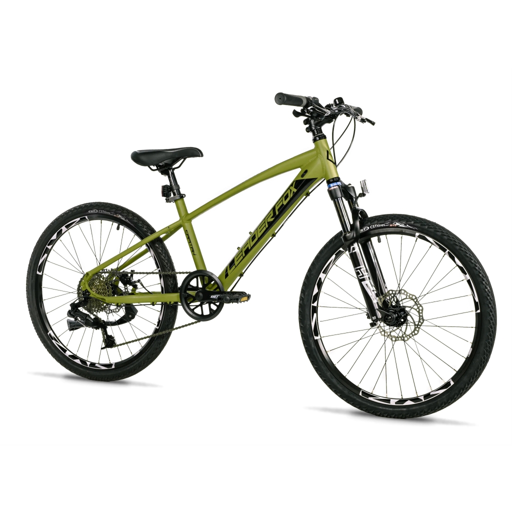 Leader Fox "Capitan Boy" Kinder-/Jugendfahrrad 24 Zoll armygreen