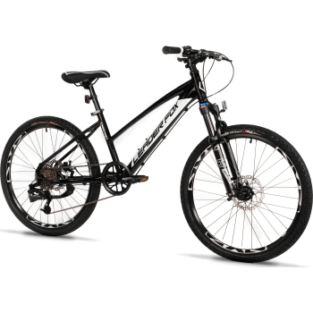 Leader Fox "Capitan Girl" Kinder-/Jugendfahrrad 24 Zoll black-white