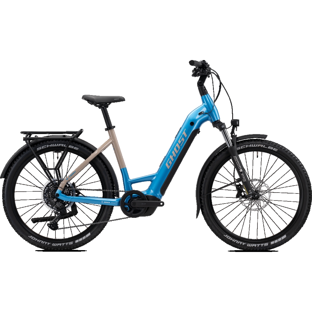 GHOST "E-TERU Low-Step" E-Bike 27,5 Zoll blue-cream
