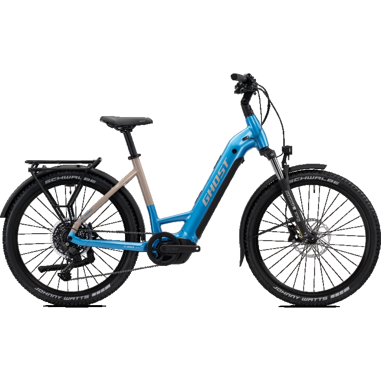 GHOST "E-TERU Low-Step" E-Bike 27,5 Zoll blue-cream