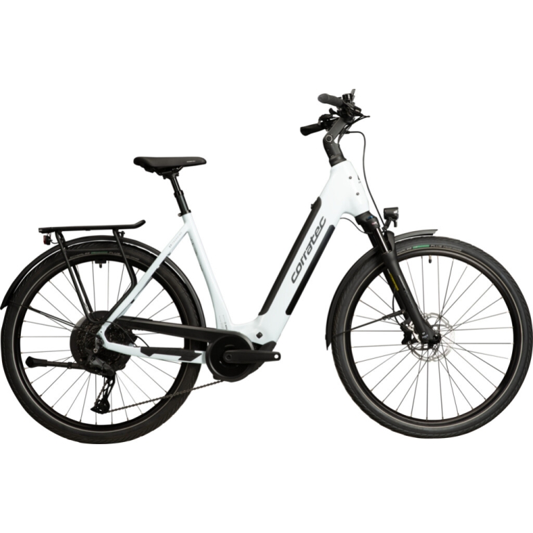 Corratec "E-Power Trekking 28 CX8 Wave", 800Wh, 28 Zoll white