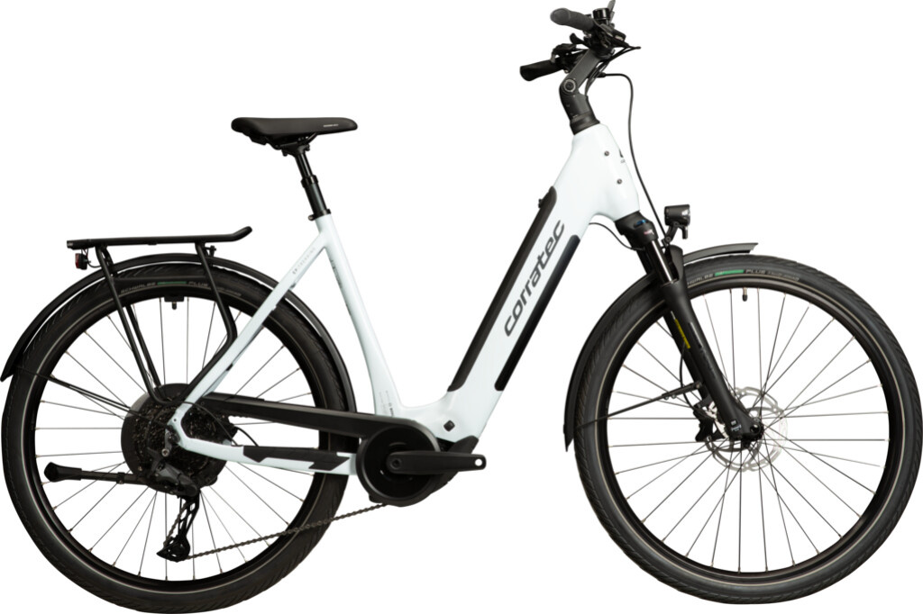Corratec "E-Power Trekking 28 CX8 Wave", 800Wh, 28 Zoll white