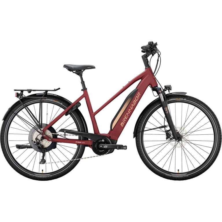 BRENNABOR "T-48e" Trekking E-Bike, 500Wh, 28 Zoll earth-red-matt
