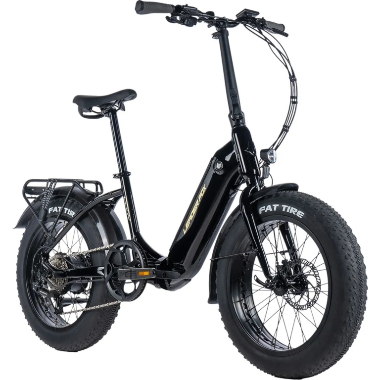 Leader Fox "Cody" faltbares Fat-/E-Bike, 576Wh, 20 Zoll, black-gold