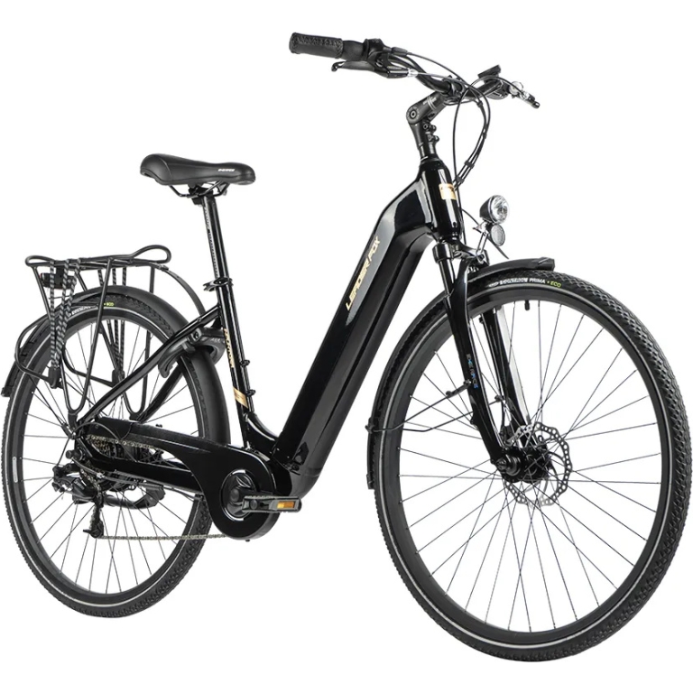 Leader Fox "Induktora" E-Bike, 540Wh, 28 Zoll black-gold