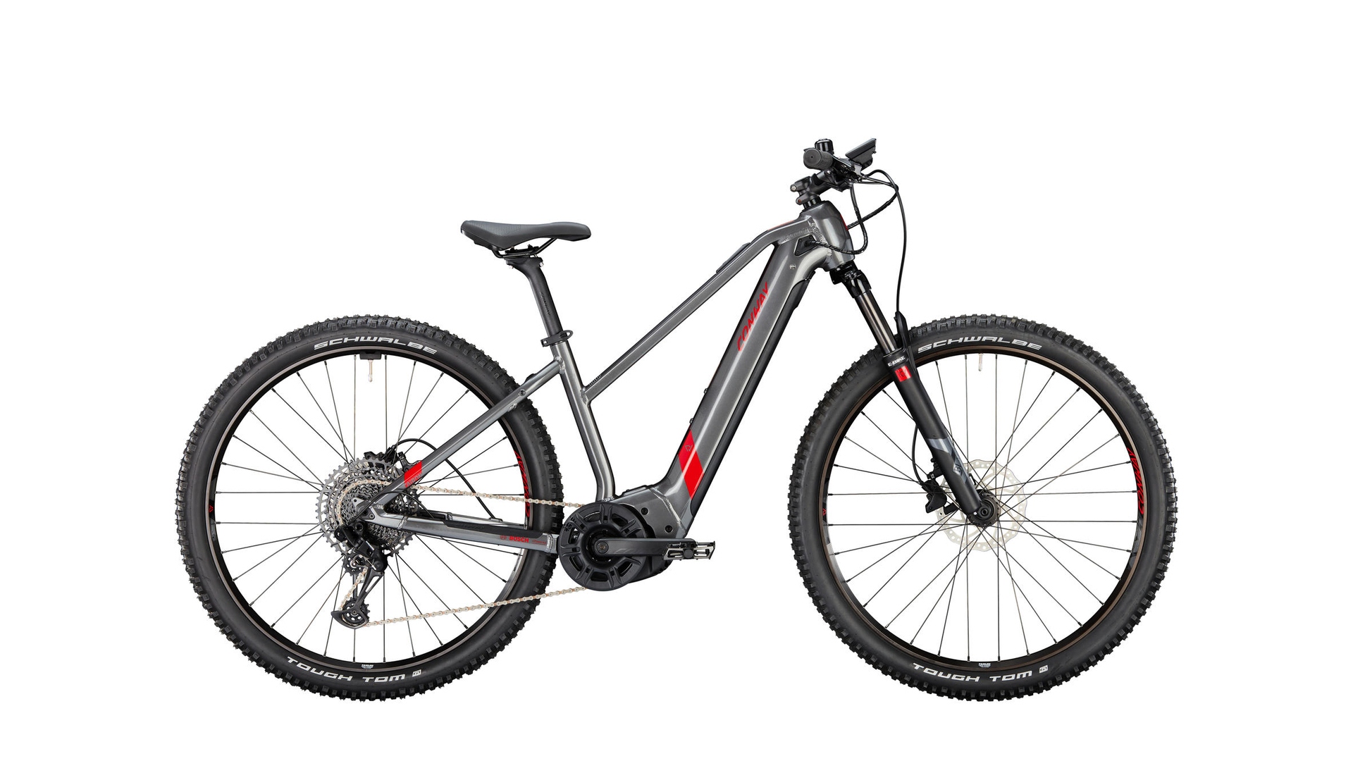 CONWAY "Cairon S4.0" MTB Hardtail E-Bike, 750Wh, 29 Zoll, shadowgrey-red