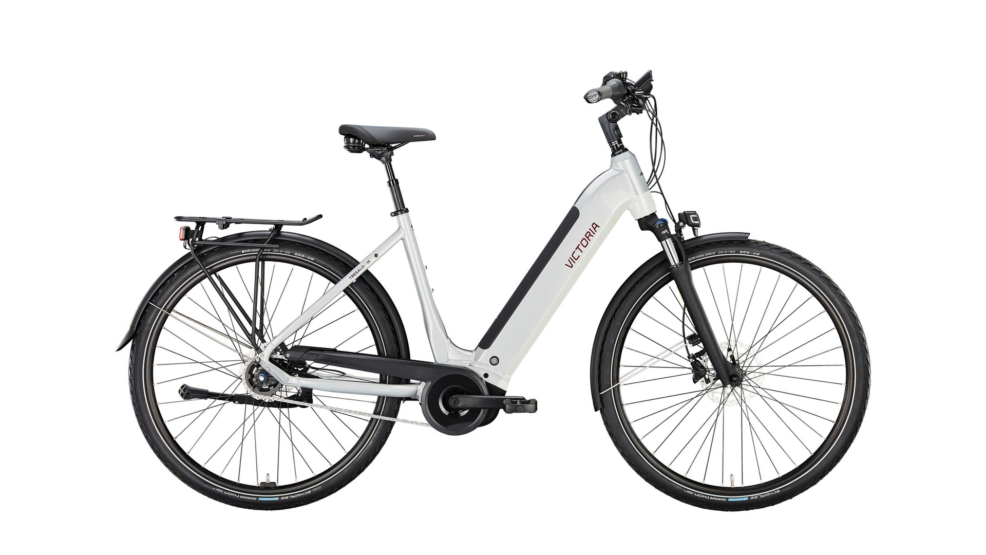 Victoria Elektro-Trekkingrad "TRESALO 15" Low E-Bike, 625Wh, 28 Zoll, airstream-silver