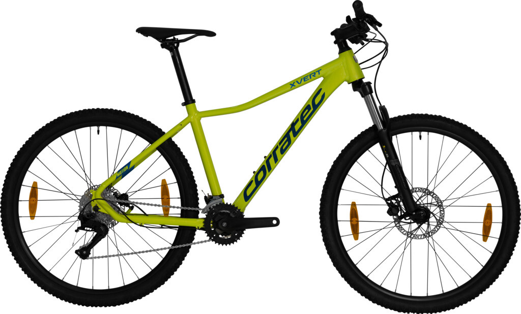 Corratec "X Vert Motion" MTB Hardtail, 28 Zoll, lime-green-blue-sky