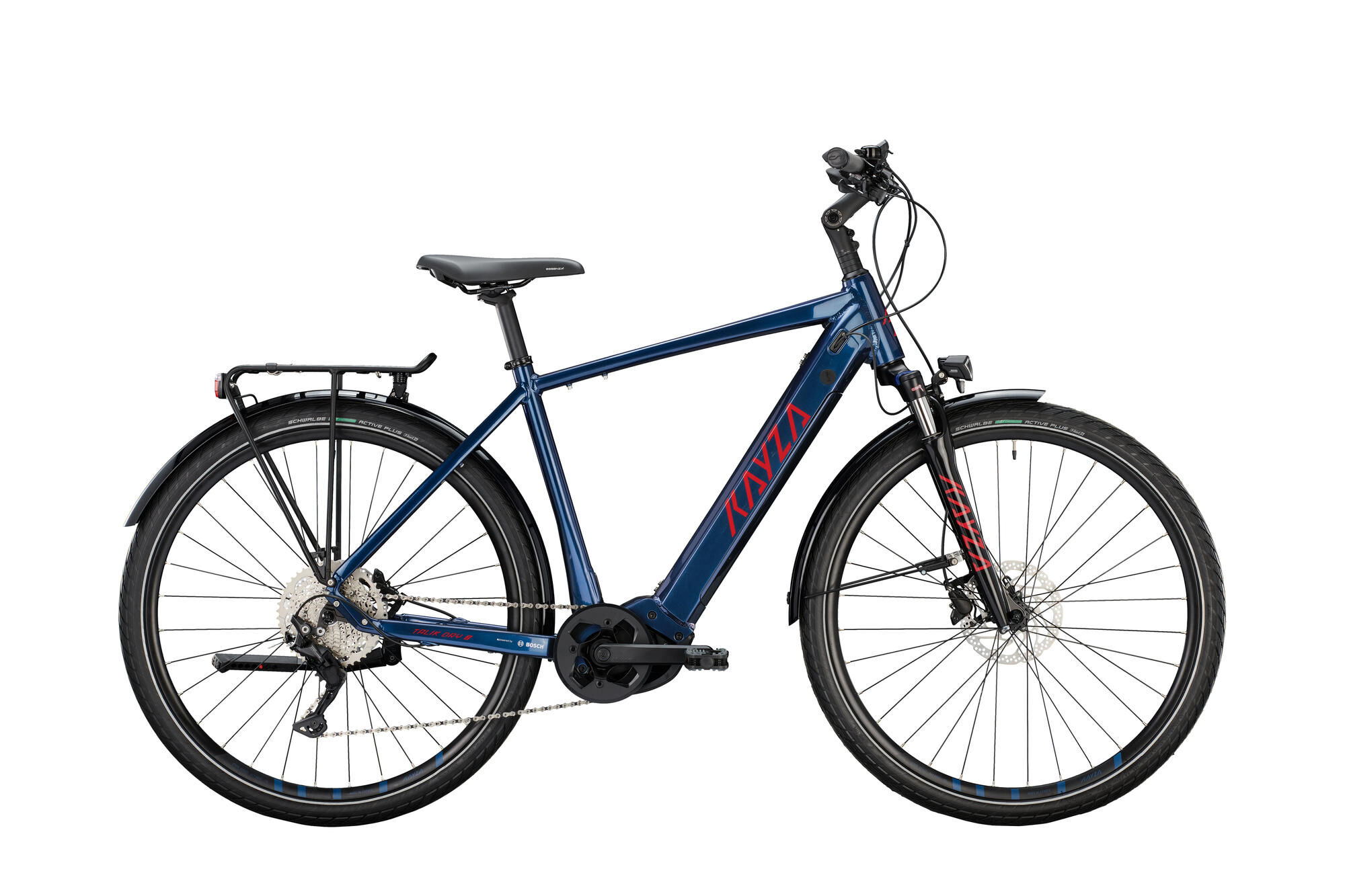 Kayza "Talik Dry 8" Elektro-Trekkingrad, 625Wh, 28 Zoll, dark-navy-blue