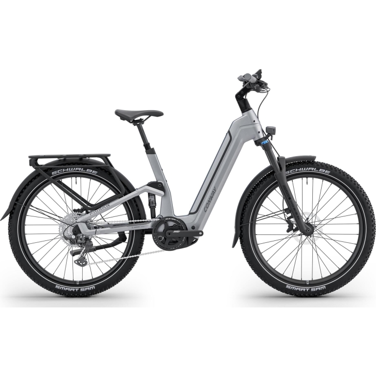 CONWAY Elektro-SUV "Cairon SUV FS 4.0" E-Bike, 800Wh, 27 Zoll, metallic grey
