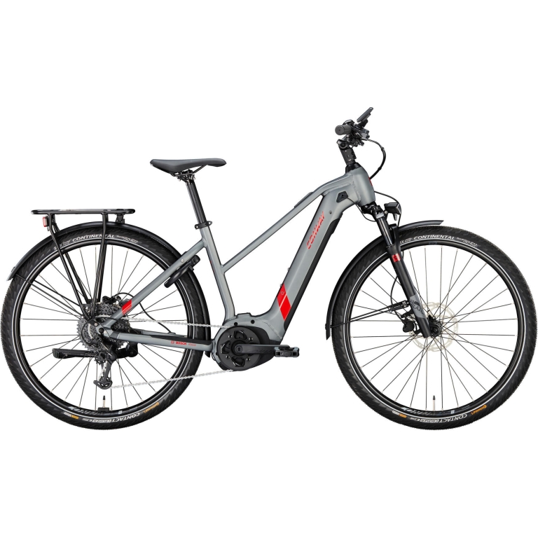 CONWAY Elektro-Trekkingrad "Cairon T 2.0 625" E-Bike, 625Wh, 28 Zoll, shadowgrey-red metallic