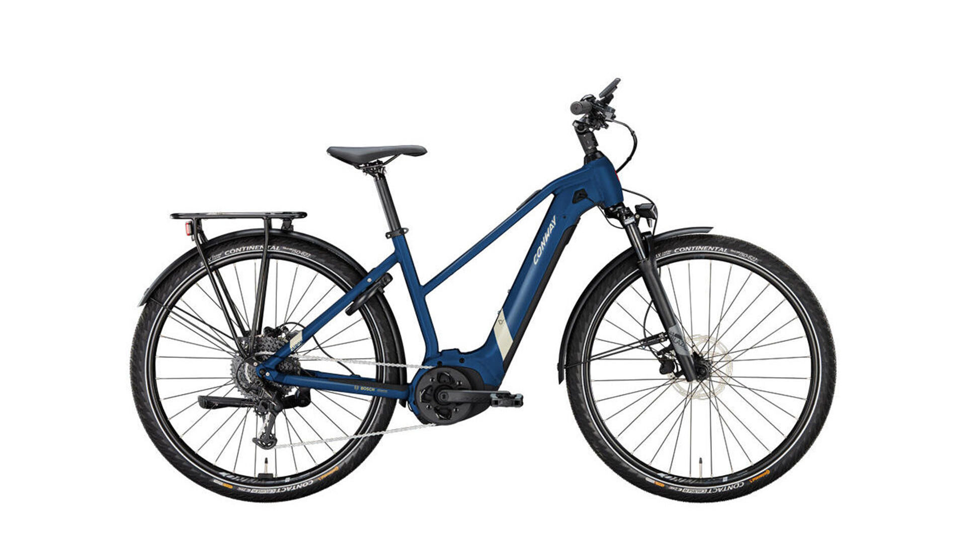CONWAY Elektro-Trekkingrad "Cairon T 2.0 625" E-Bike, 625Wh, 28 Zoll, blue metallic / desert matt