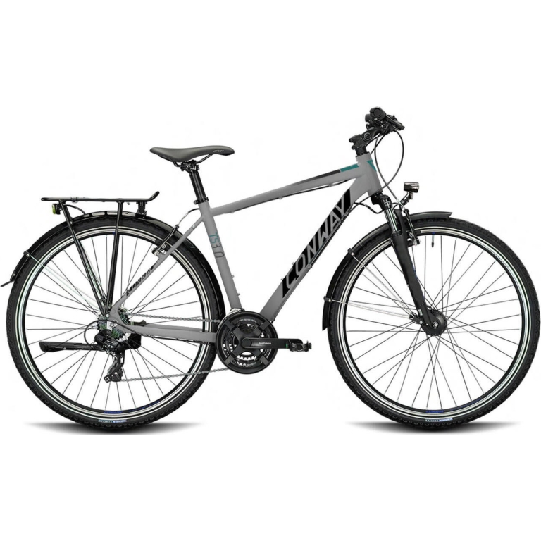 CONWAY "TS 3.0" Trekkingrad, 28 Zoll, light grey-matt/moos-metallic