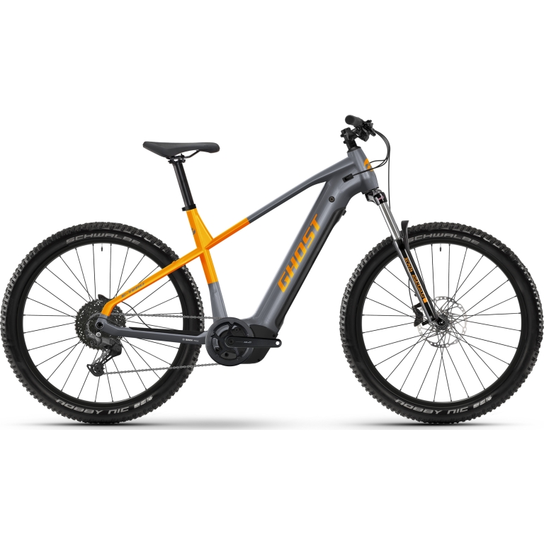 GHOST "E-TERU UNIVERSAL" MTB Hardtail E-Bike, 600Wh, 29 Zoll, grey-mango