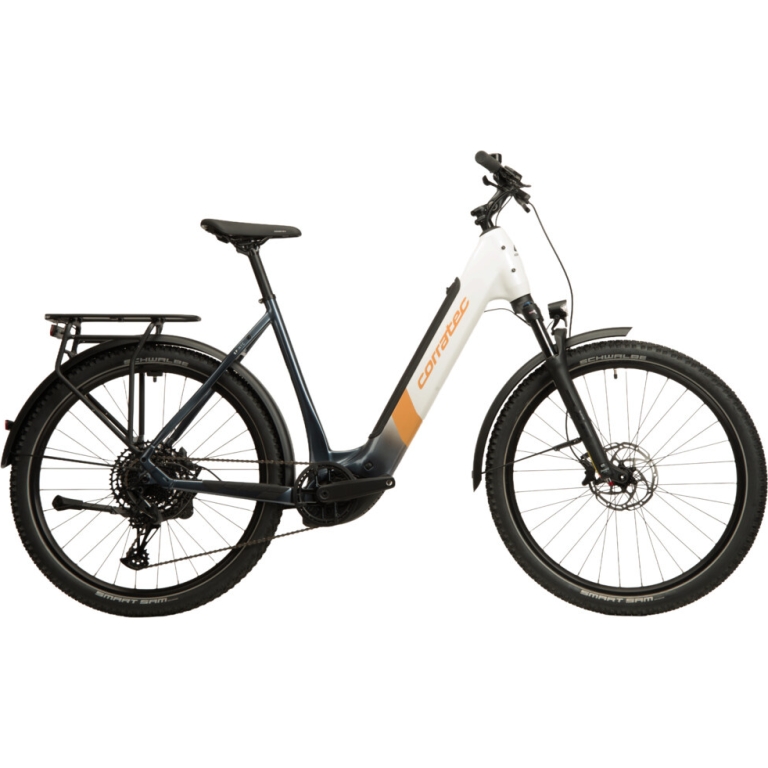 Corratec "E-Power MTC Elite CX8 Wave", 800Wh, Gr. L, 28 Zoll, white/dark silver/bronze