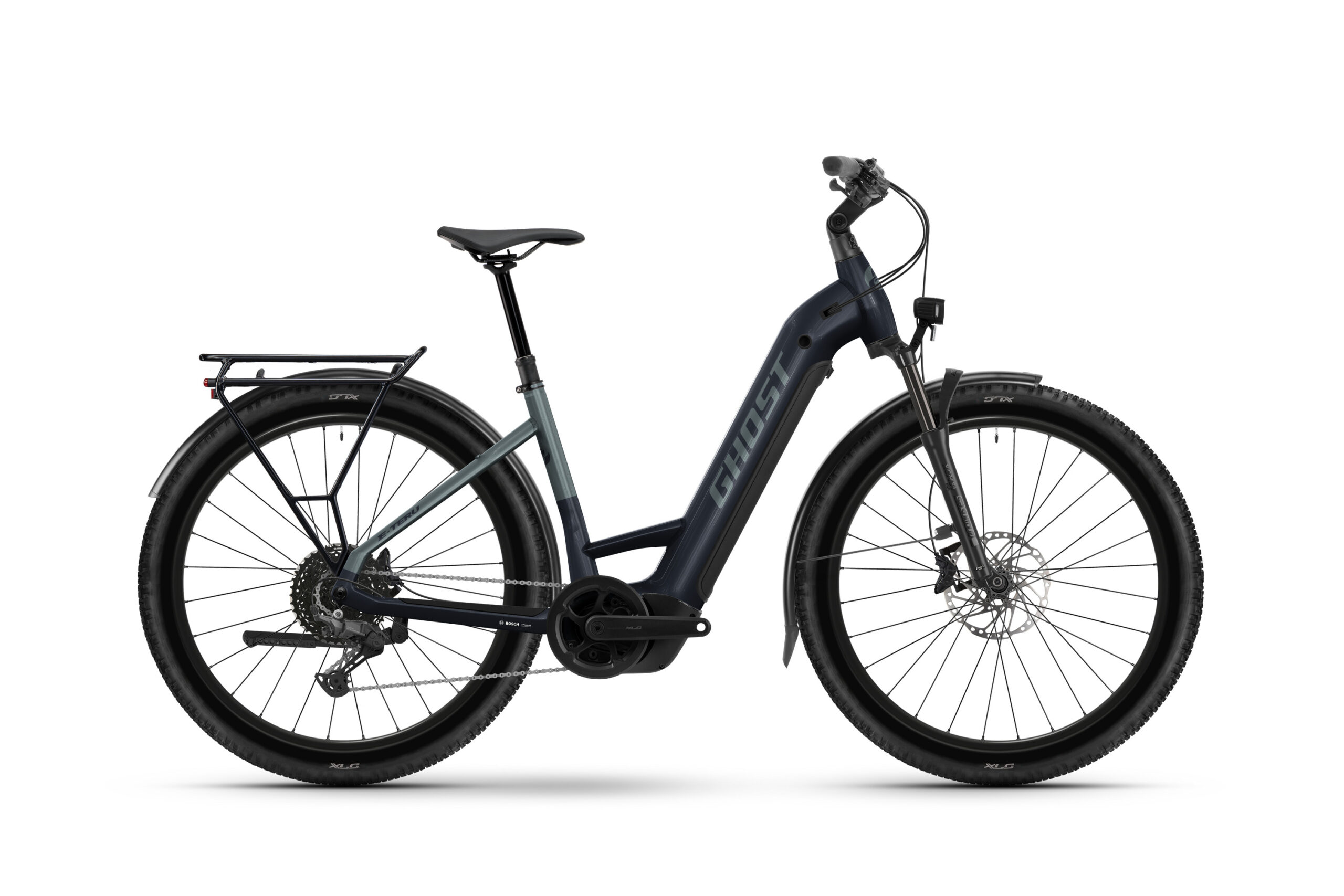GHOST "E-TERU Universal EQ LOW - C1" E-Bike, 600Wh, 27,5 Zoll, dark gunmetal/abbey