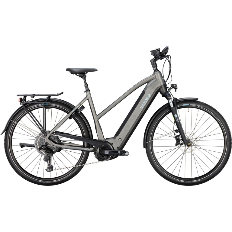 Victoria Elektro-Trekkingrad "TRESALO 16" Mid E-Bike, 750Wh, 28 Zoll, bat-black-matt