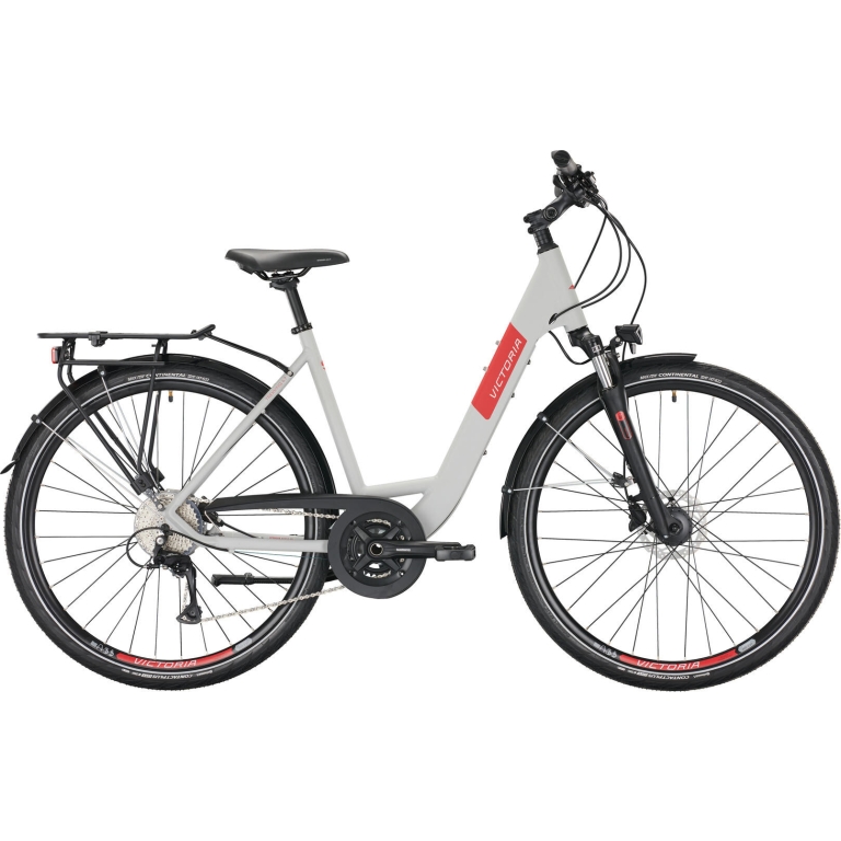 VICTORIA Trekkingrad "Trekking 4.7" Wave, 28 Zoll, supersonic white-red