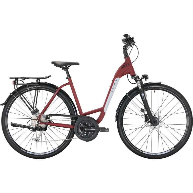 VICTORIA Trekkingrad "Trekking 6.7" Wave, 28 Zoll, winered-matt