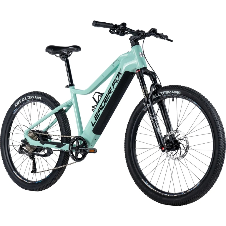 Leader Fox "Arimo" MTB Hardtail E-Bike, 720Wh, 27,5 Zoll, türkis