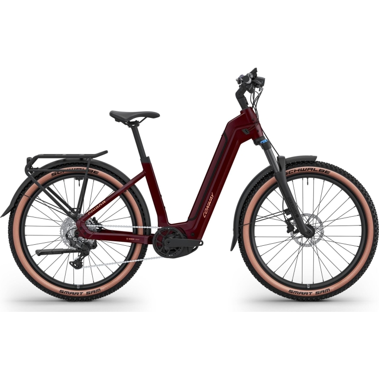 CONWAY Elektro-SUV "Cairon C 1.0 800" E-Bike Low, 800Wh, 27 Zoll, burgundy-matt