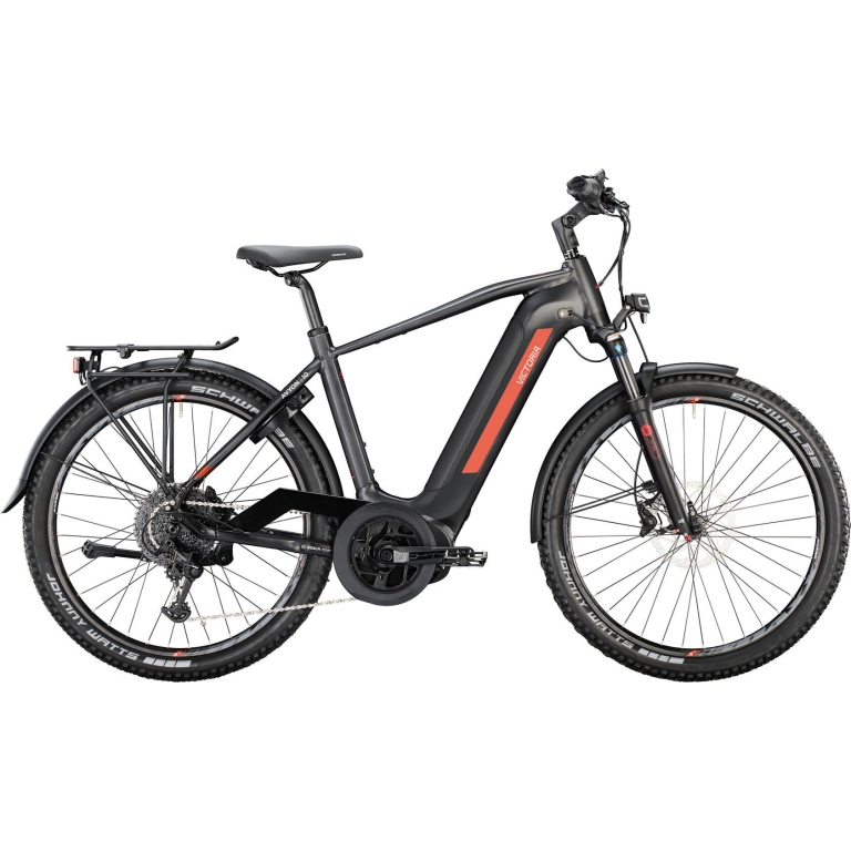 Victoria Elektro-SUV "Avyon 10" E-Bike High, 750Wh, 27,5 Zoll, black-red