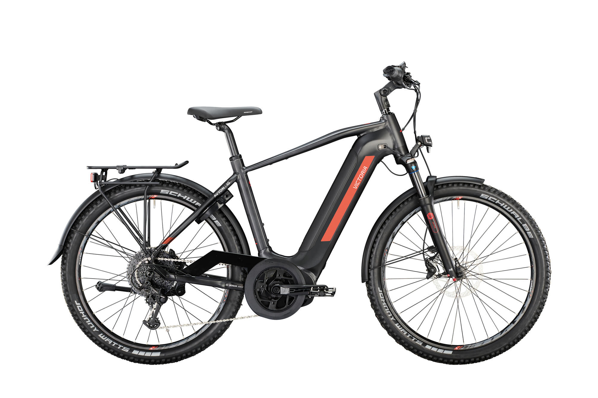 Victoria Elektro-SUV "Avyon 10" E-Bike High, 750Wh, 27,5 Zoll, black-red