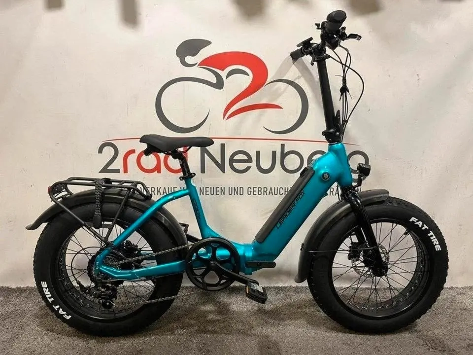 Leader Fox CODY E-Bike E-Falt Bike Klapprad 80Nm 580Wh 20 Zoll