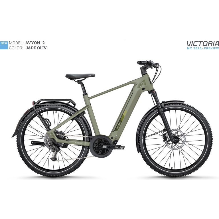 Victoria Elektro-SUV "Avyon 2" High, 540Wh, 27,5 Zoll, jade-olive-matt