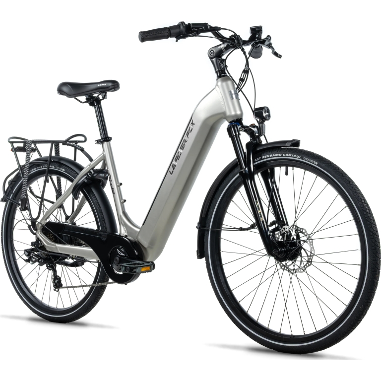 Leader Fox "Lotus" E-Bike, 580Wh, 26 Zoll, silver