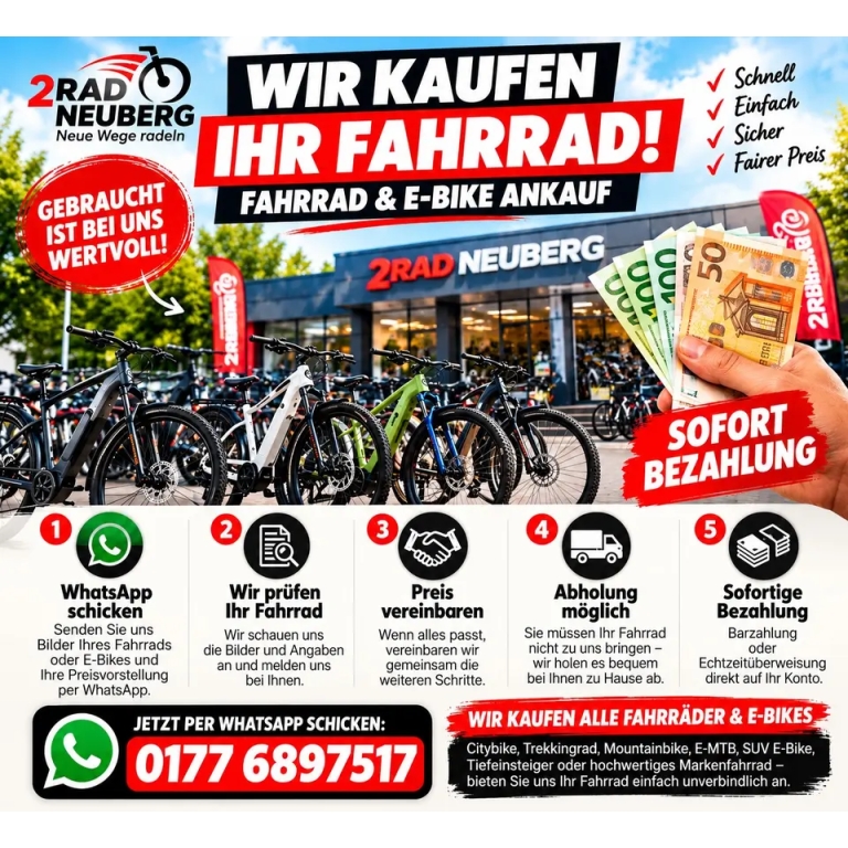 SECOND-HAND FAHRRAD- & E-BIKE-LADEN – WIR KAUFEN IHR FAHRRAT