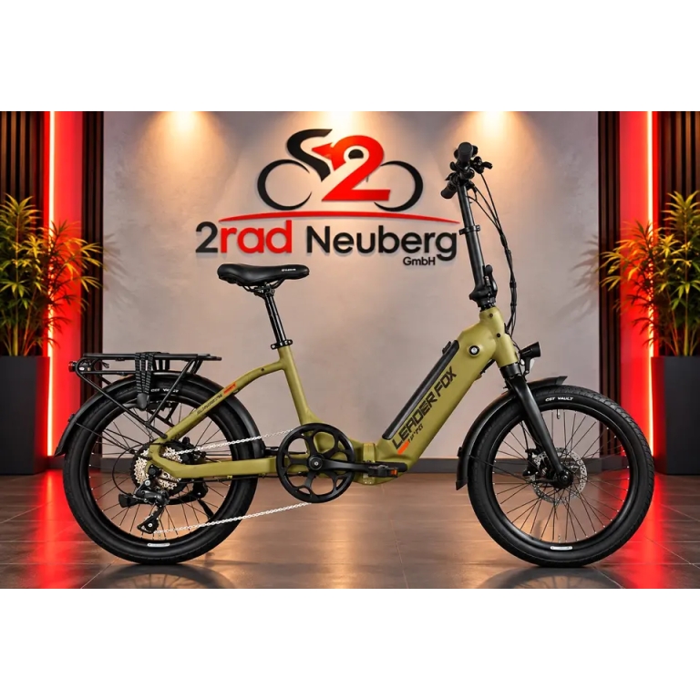 Leader Fox TIFTON E-Bike E-Falt Bike Klapprad 45Nm 580Wh 20 Zoll